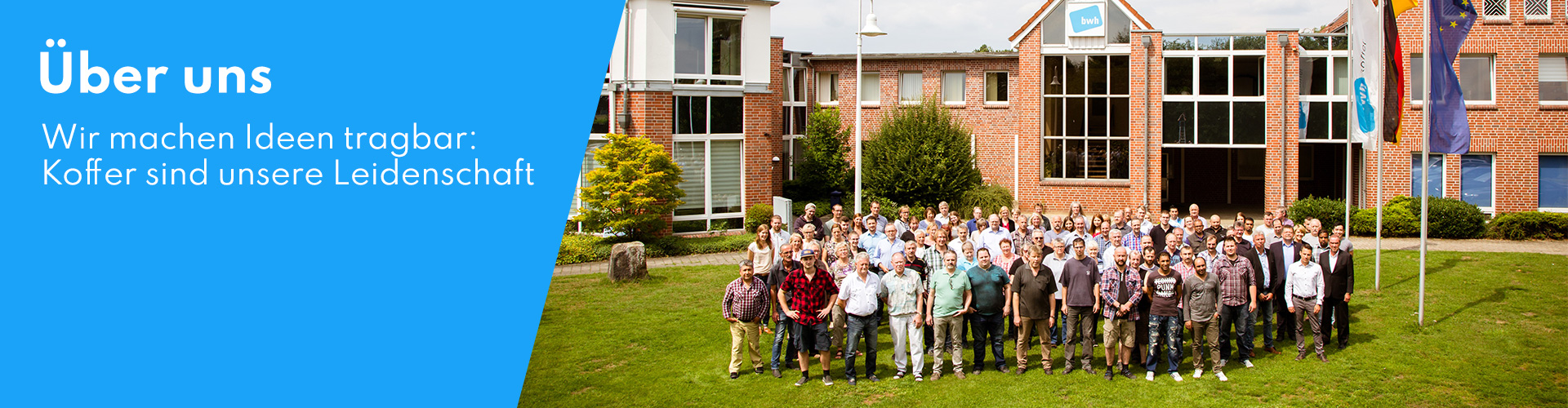 Team und Gebaeude der bwh Spezialkoffer GmbH