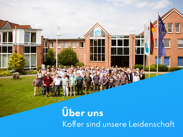 Team und Gebaeude der bwh Spezialkoffer GmbH